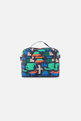 Lunch Box Navy Dinosaur Print - J20ZBL_2J051