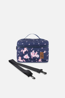 Lunch Box Navy Unicorn Print - J20ZBL_2J083