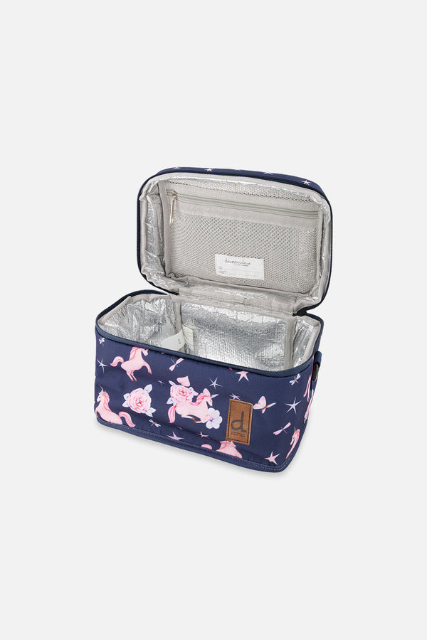 Lunch Box Navy Unicorn Print - J20ZBL_2J083