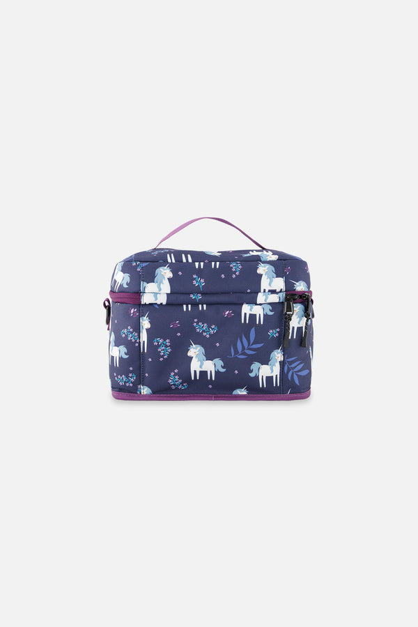 Lunch Box Blue And Purple Unicorn Print - J20ZBL_2J085