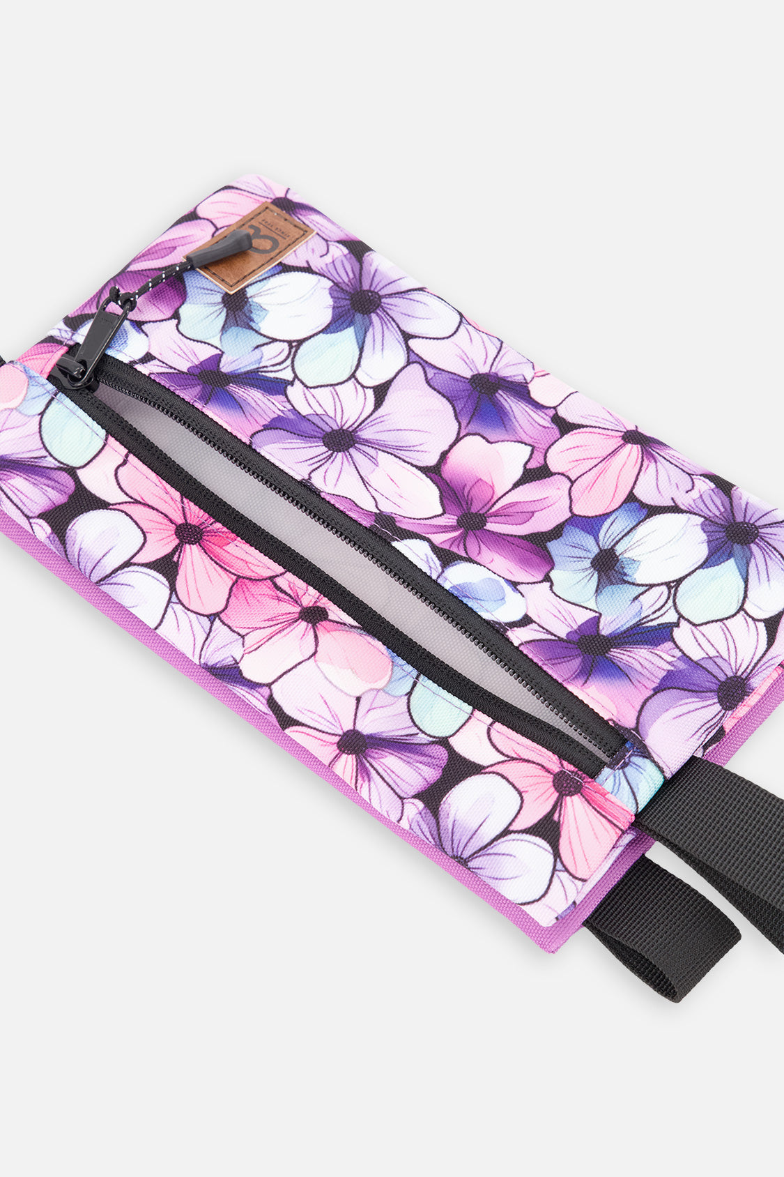 Pencil Case Black Floral Print - J20ZEC_2J021