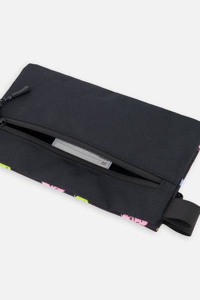 Pencil Case Black Printed Gummy Bears - J20ZEC_2J033