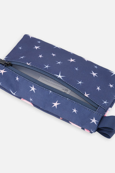 Pencil Case Navy Unicorn Print - J20ZEC_2J083