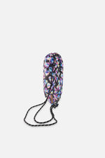 Drawstring Bag Black Printed With Hearts - J20ZSC_2J028