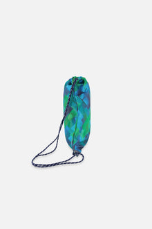 Drawstring Bag Blue Diamond Print - J20ZSC_2J053