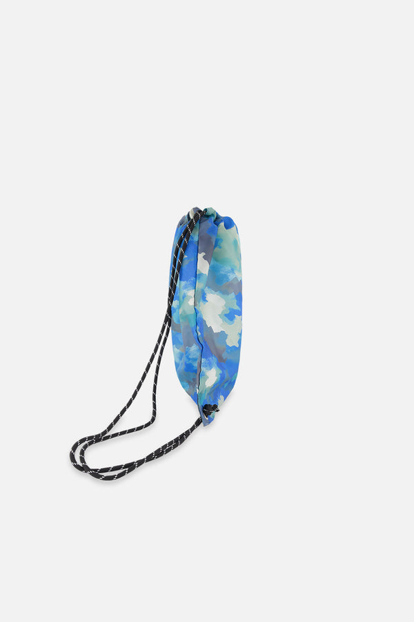 Drawstring Bag Blue And Grey Camouflage - J20ZSC_2J055