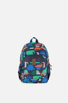 Little Kids Backpack Navy Dinosaur Print