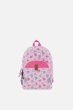 Little Kids Backpack Pink Printed Flowers - J20ZSD2_2J084