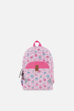 Little Kids Backpack Pink Printed Flowers - J20ZSD2_2J084