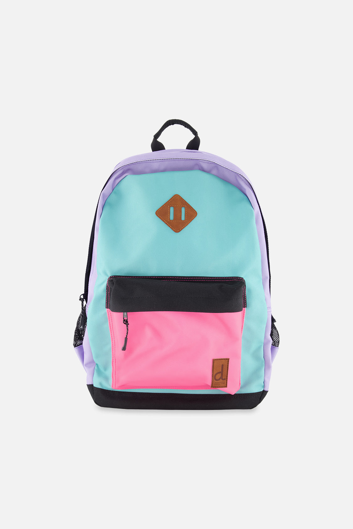 Kids Backpack Turquoise Blue, Pink And Mauve - J20ZSD3_02820
