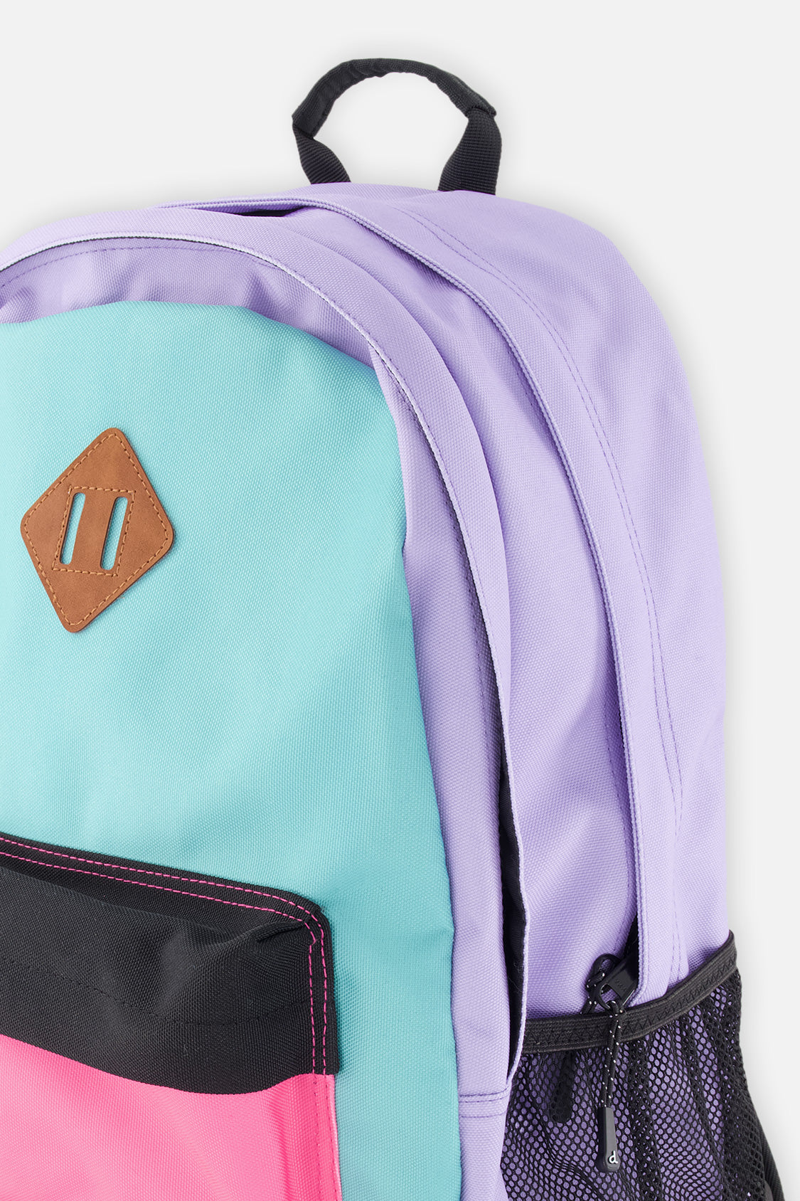 Kids Backpack Turquoise Blue, Pink And Mauve - J20ZSD3_02820