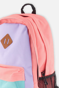 Kids Backpack Lavender, Turquoise And Orange - J20ZSD3_05640