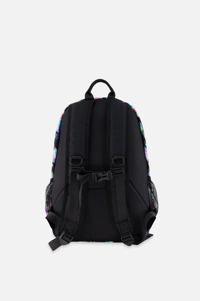 Kids Backpack Black Printed With Hearts - J20ZSD_2J028