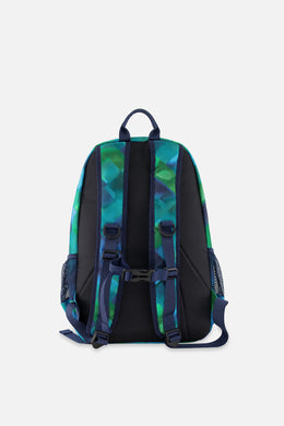 Kids Backpack Blue Diamond Print - J20ZSD_2J053