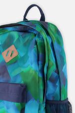 Kids Backpack Blue Diamond Print - J20ZSD_2J053