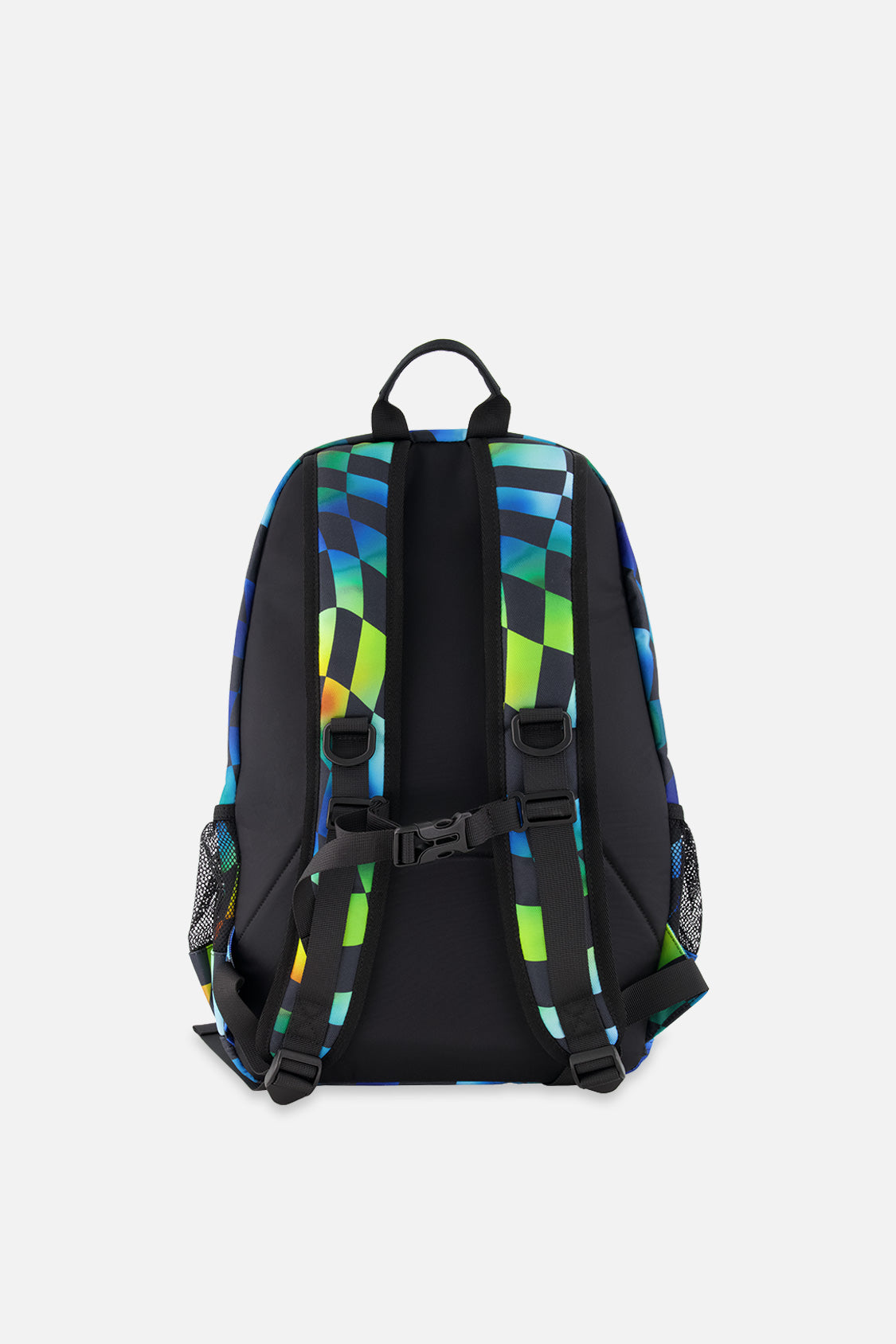 Kids Backpack Blue Checkered Print - J20ZSD_2J054