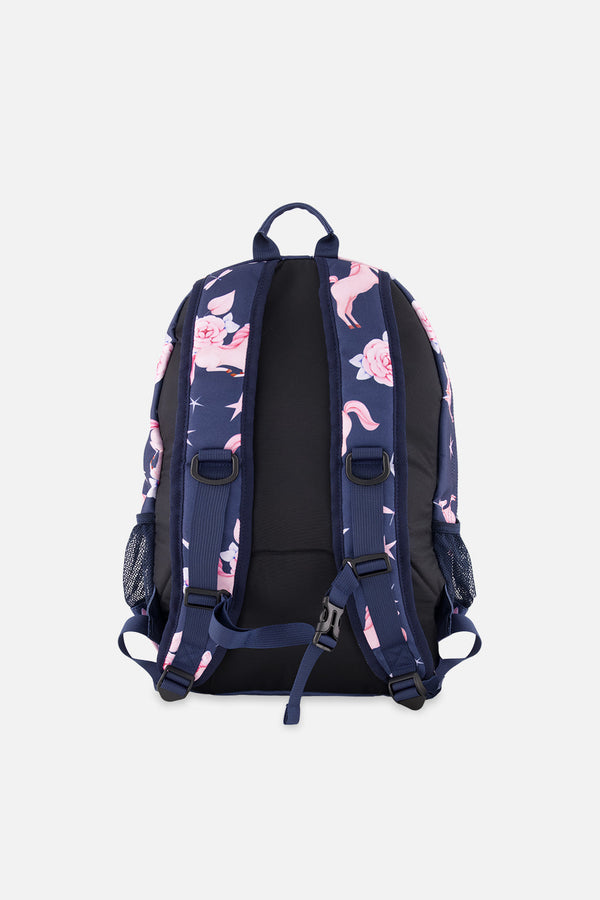 Kids Backpack Navy Unicorn Print - J20ZSD_2J083