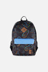 Kids Backpack Black Printed Controller - J20ZSD_2J090