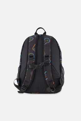 Kids Backpack Black Printed Controller - J20ZSD_2J090