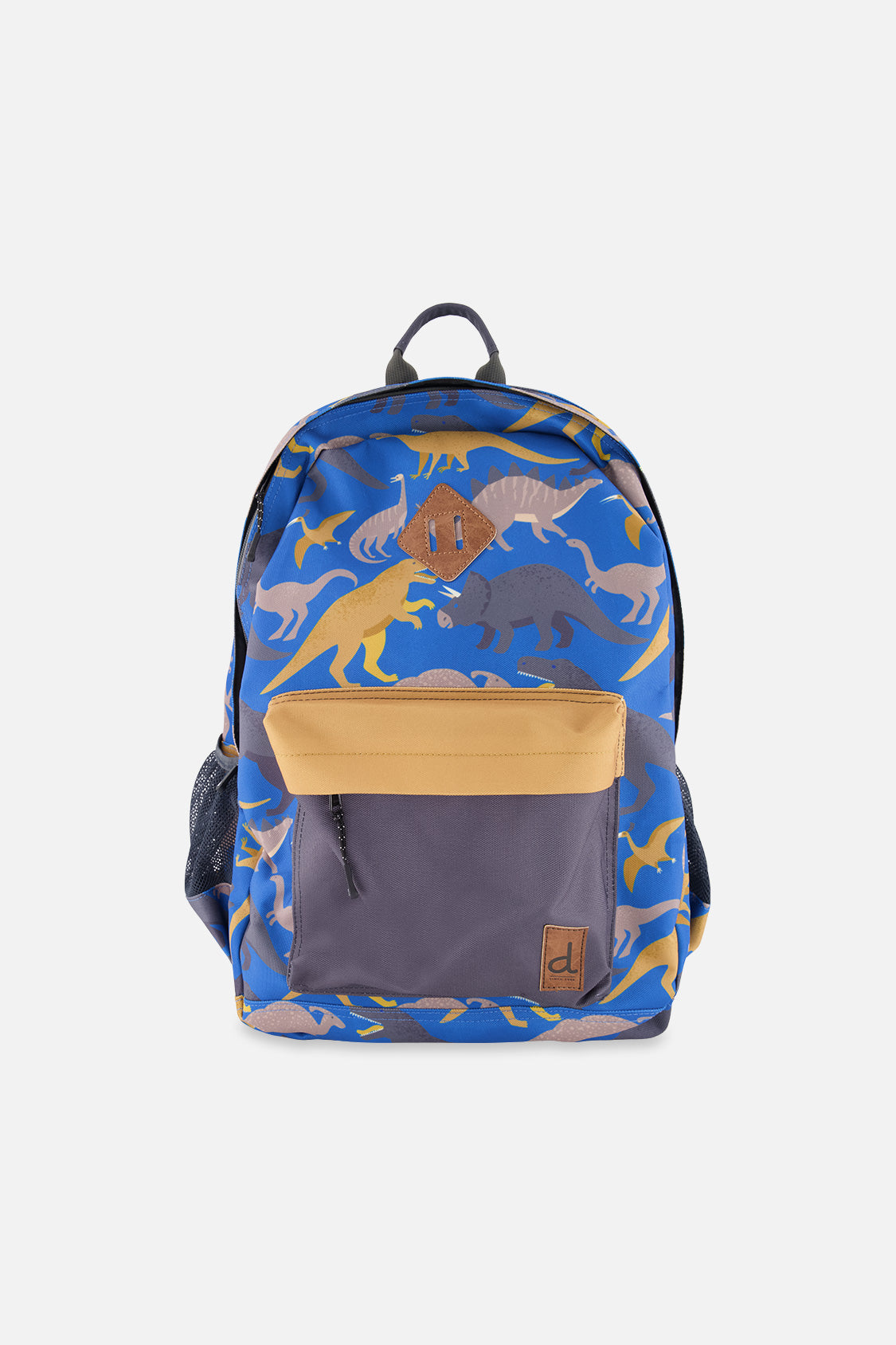 Kids Backpack Blue Dinosaur Print - J20ZSD_2J091