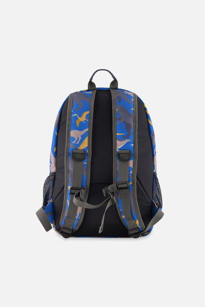 Kids Backpack Blue Dinosaur Print - J20ZSD_2J091