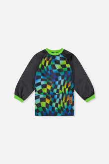 Apron Blue Checkered Print