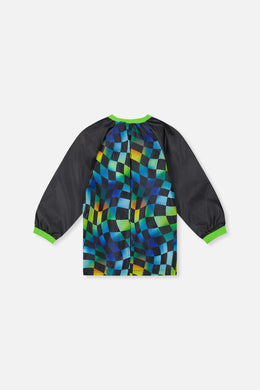 Apron Blue Checkered Print