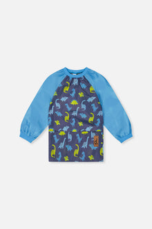 Apron Blue Printed Dinos