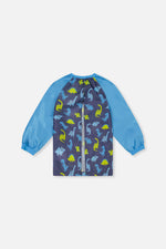 Apron Blue Printed Dinos