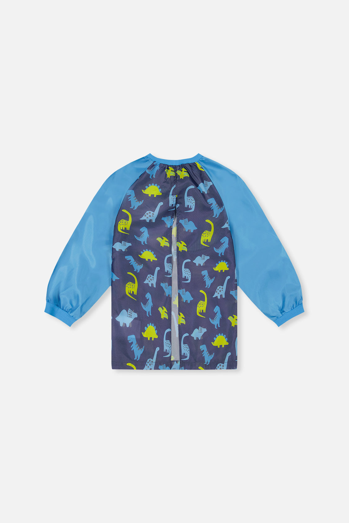 Tablier bleu imprimé dinos