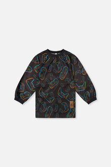 Apron Black Printed Controller