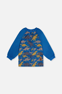 Apron Blue Dinosaur Print - J20ZTA_2J091