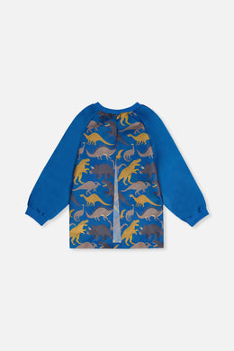 Apron Blue Dinosaur Print - J20ZTA_2J091