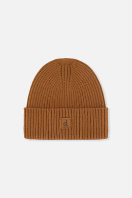 Ribbed Knit Hat Brown Sugar - J20ZW01_01740