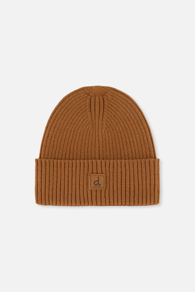 Ribbed Knit Hat Brown Sugar - J20ZW01_01740