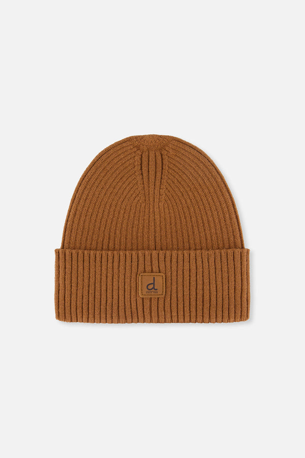 Ribbed Knit Hat Brown Sugar - J20ZW01_01740
