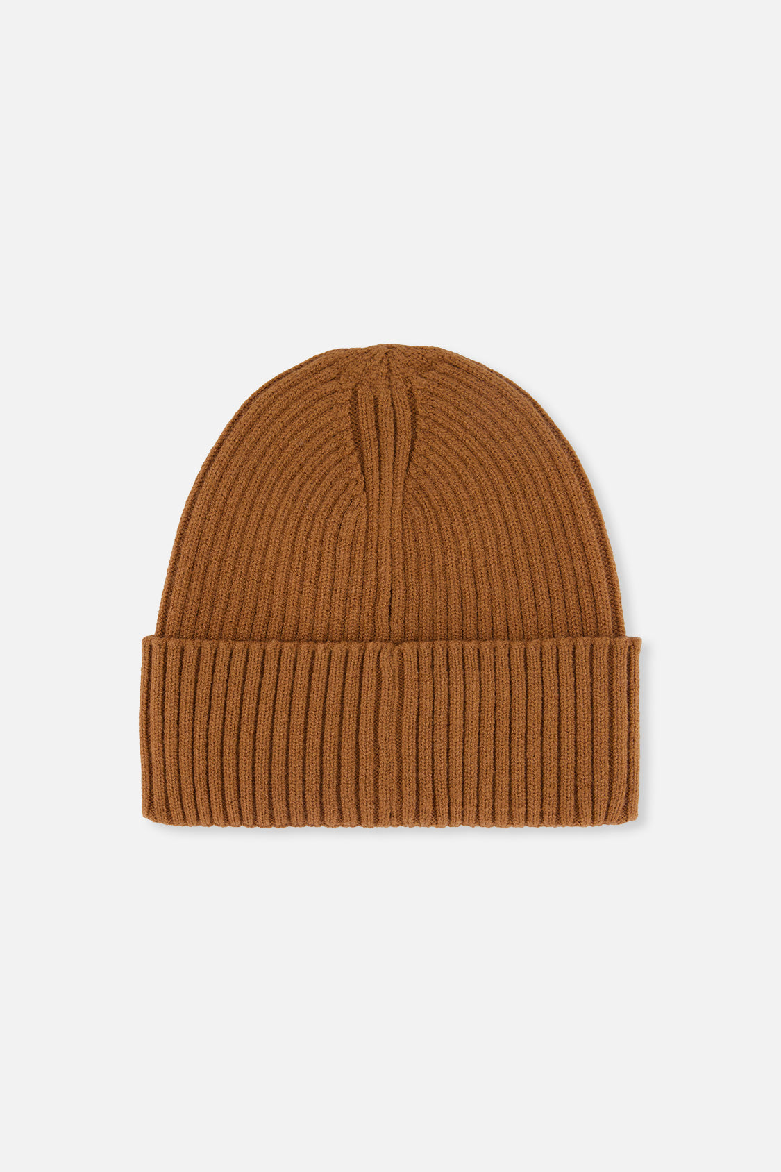 Ribbed Knit Hat Brown Sugar - J20ZW01_01740
