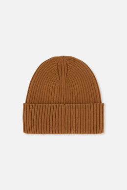 Ribbed Knit Hat Brown Sugar - J20ZW01_01740