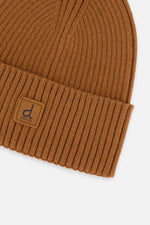 Ribbed Knit Hat Brown Sugar - J20ZW01_01740
