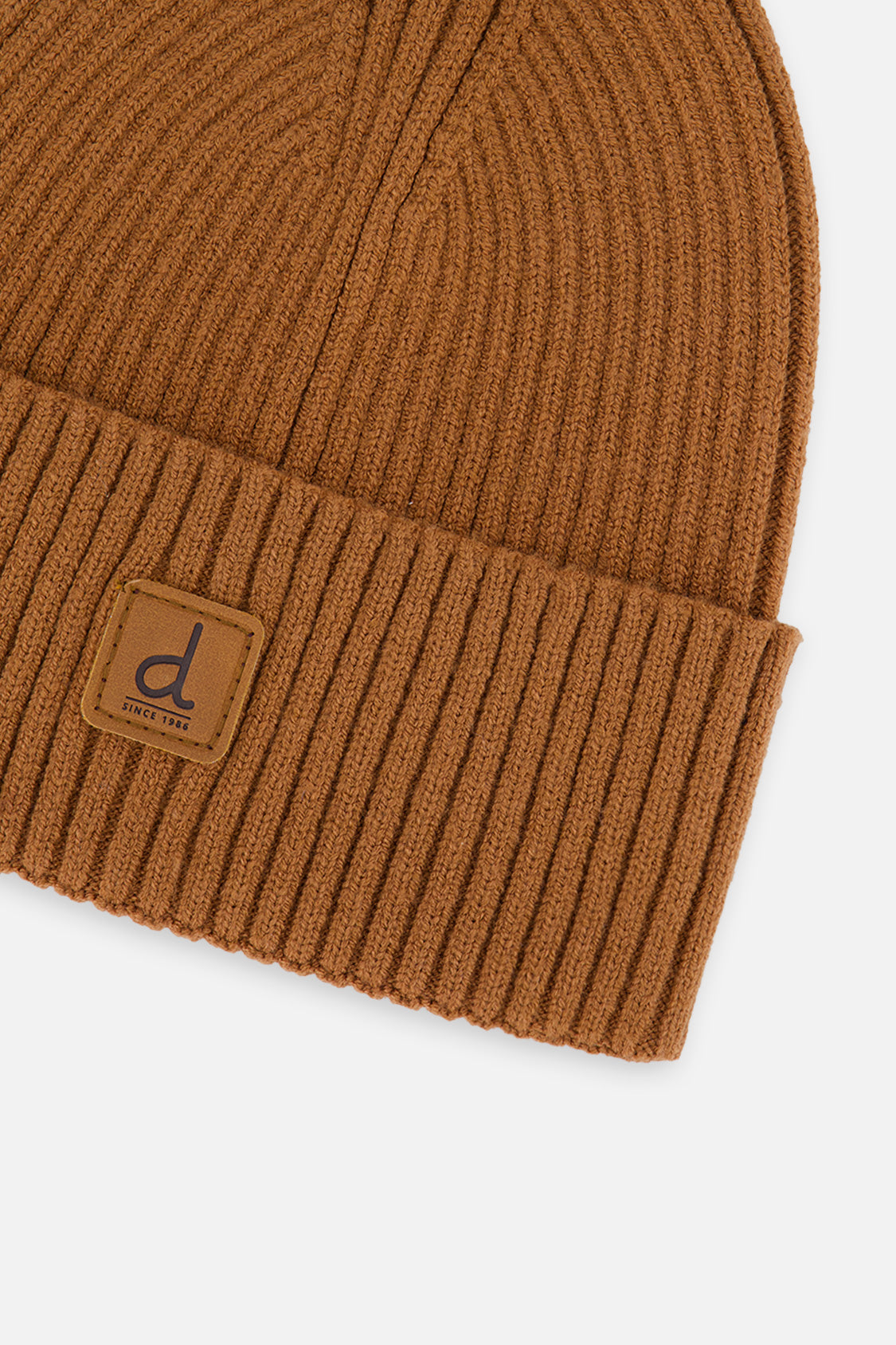 Ribbed Knit Hat Brown Sugar - J20ZW01_01740
