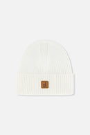 Ribbed Knit Hat Off-White - J20ZW01_01880