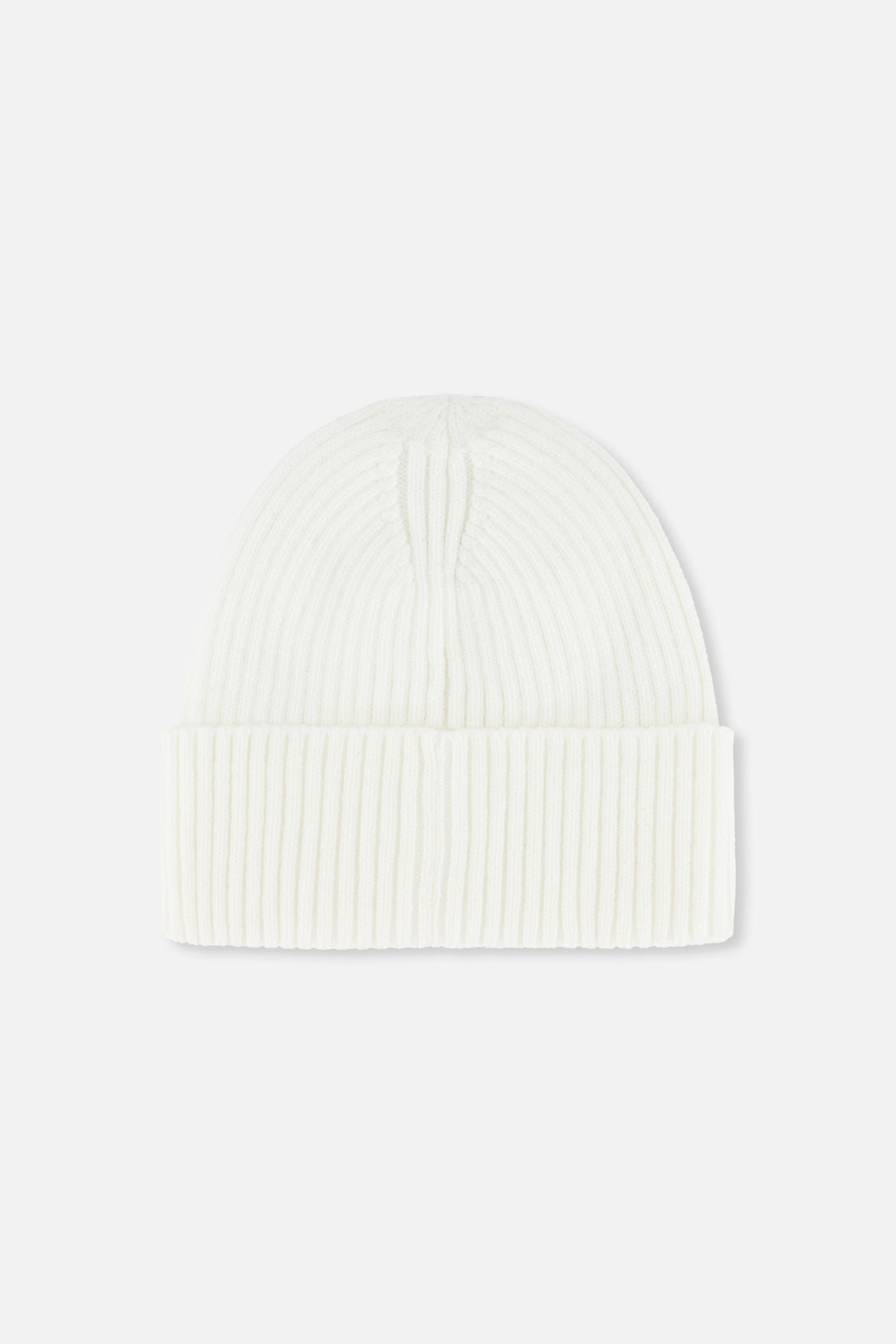 Ribbed Knit Hat Off-White - J20ZW01_01880