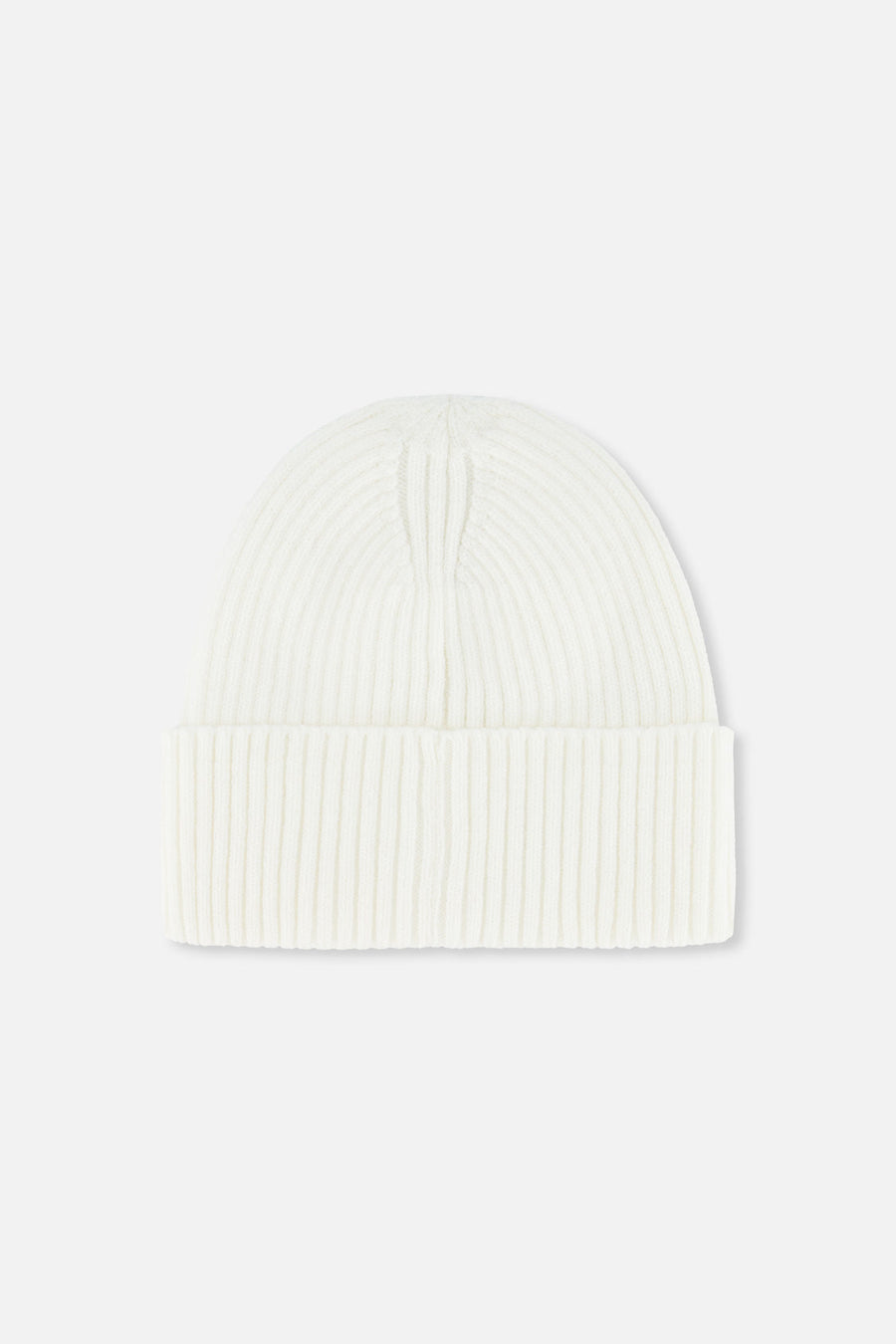 Ribbed Knit Hat Off-White - J20ZW01_01880