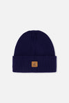 Ribbed Knit Hat Navy Blue - J20ZW01_04790
