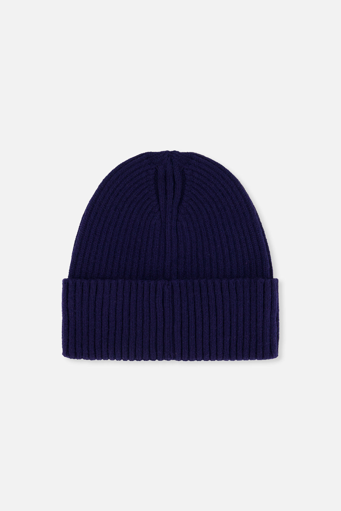 Ribbed Knit Hat Navy Blue - J20ZW01_04790