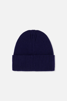 Ribbed Knit Hat Navy Blue - J20ZW01_04790