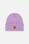 Ribbed Knit Hat Lavender - J20ZW01_05440