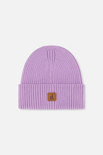 Ribbed Knit Hat Lavender - J20ZW01_05440