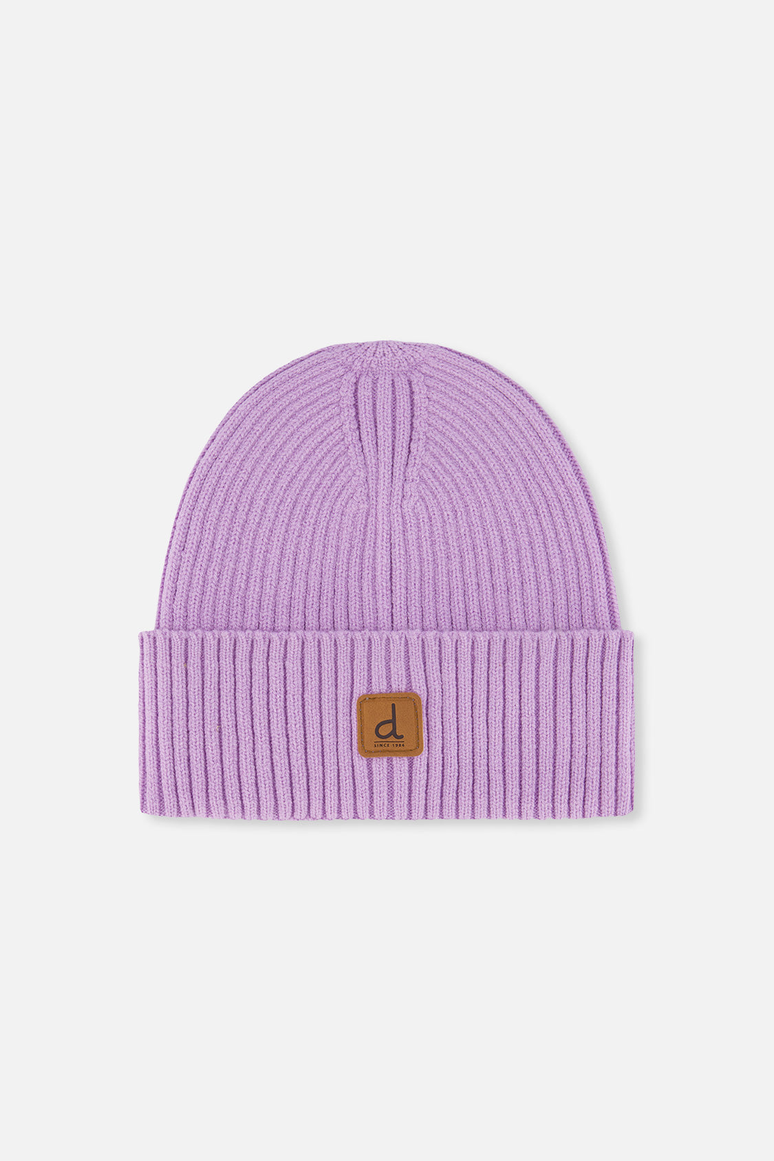 Ribbed Knit Hat Lavender - J20ZW01_05440