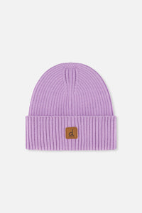 Ribbed Knit Hat Lavender - J20ZW01_05440